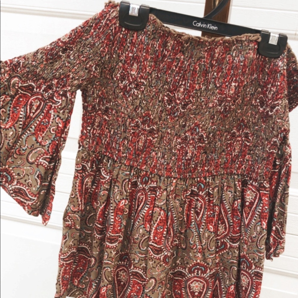 Hollister boho print top!